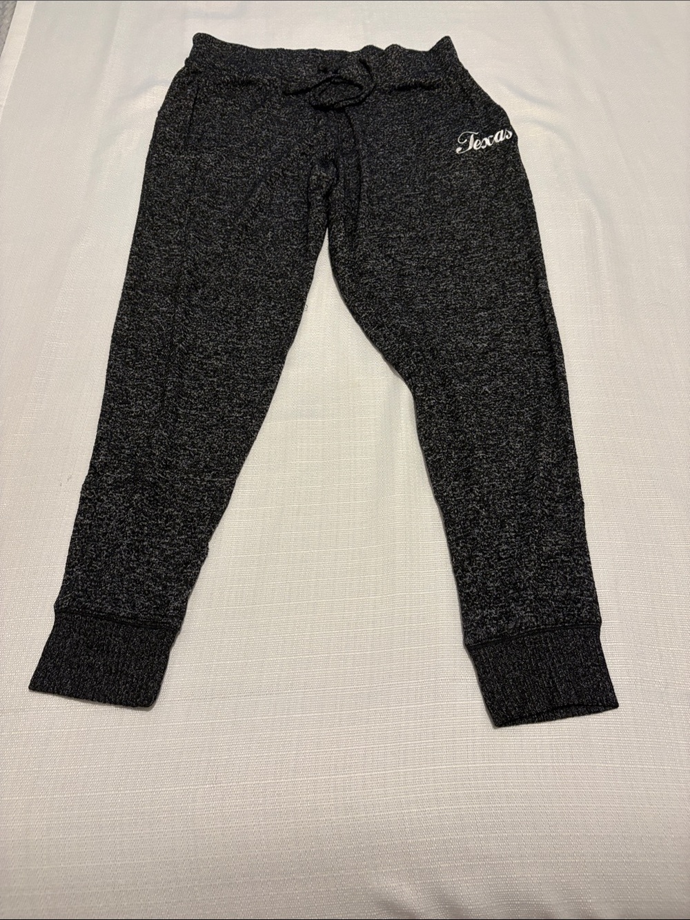 PINK Victoria's Secret Charcoal Heather 'Texas' Lounge Joggers